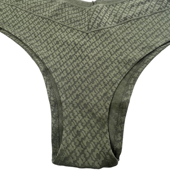 SKIMS Logo Mesh Boy Short Bone Olive Womens 3X - Picture 7 of 12